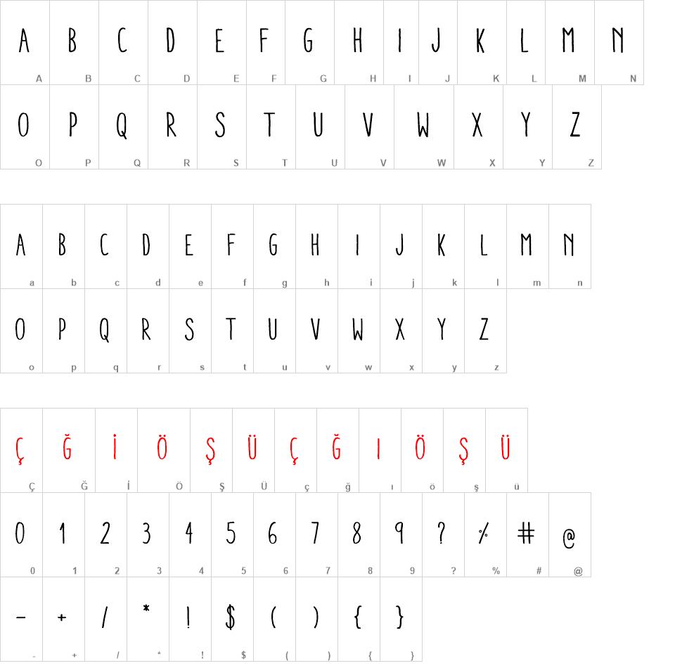 Aracne Condensed Font Family font