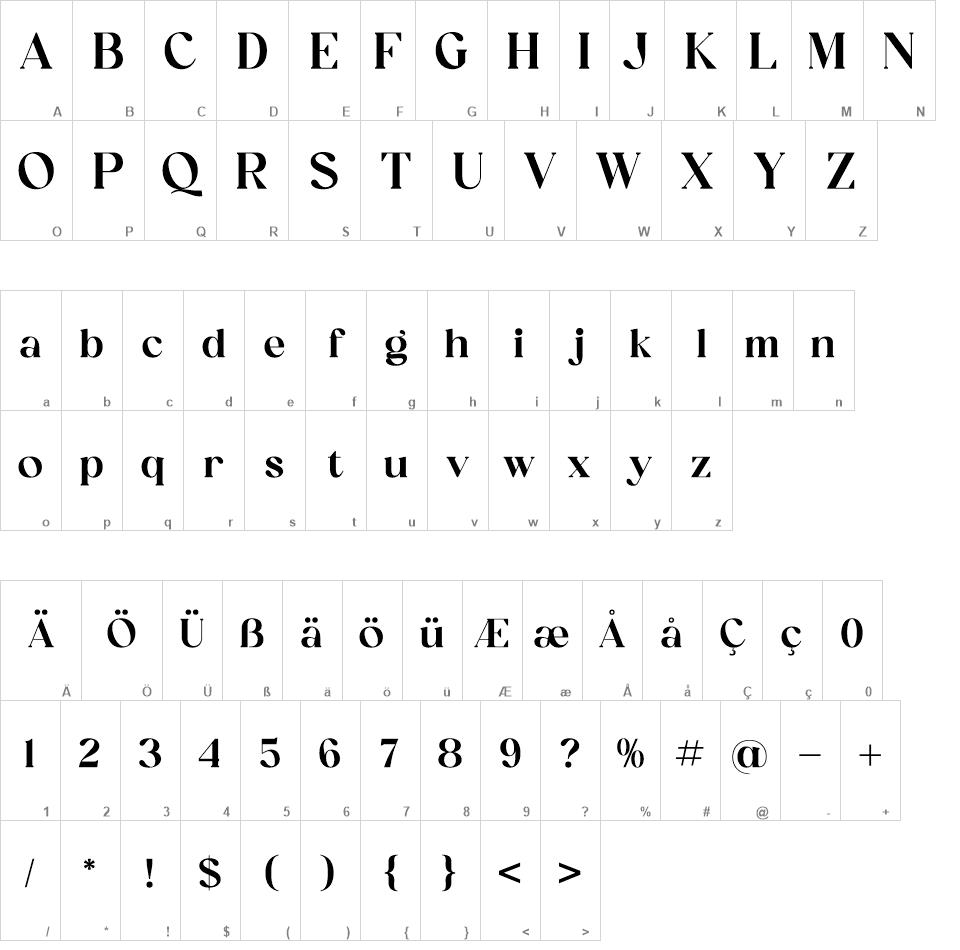 Histora Beralin font