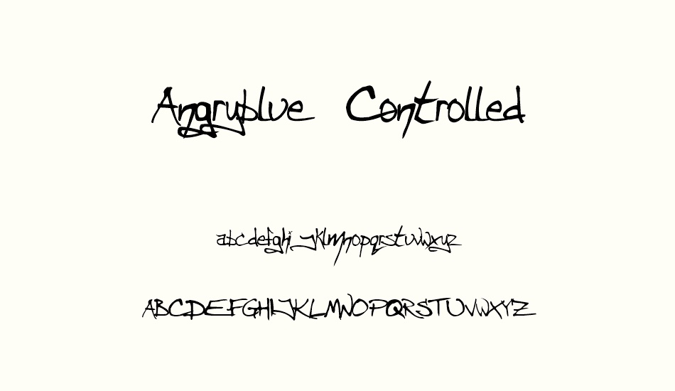 angryblue--controlled font