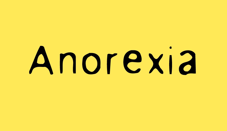 anorexia font big