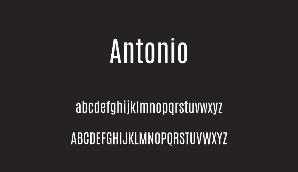 antonio font