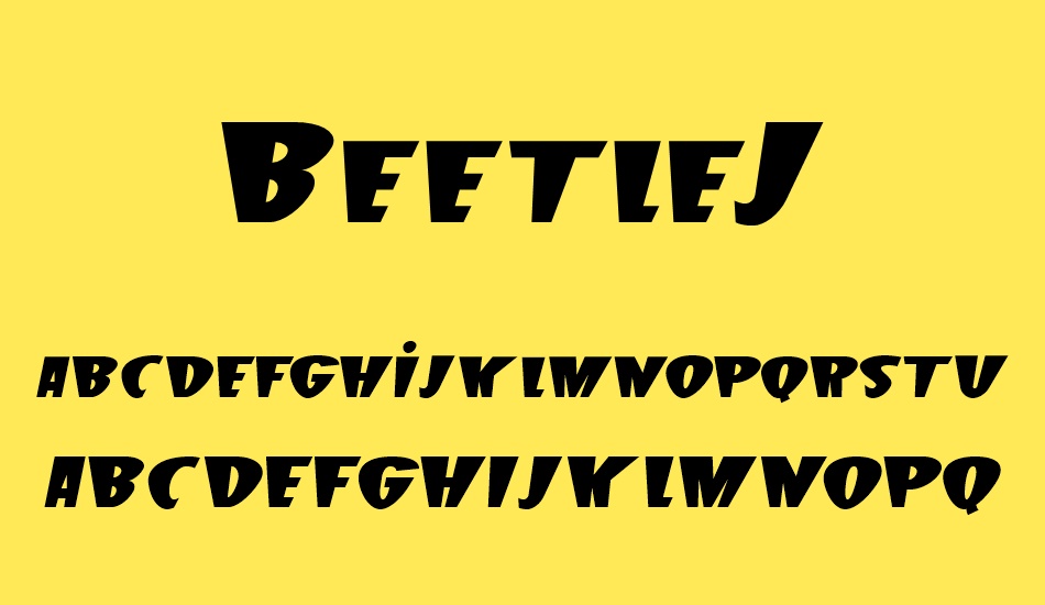 beetlej font