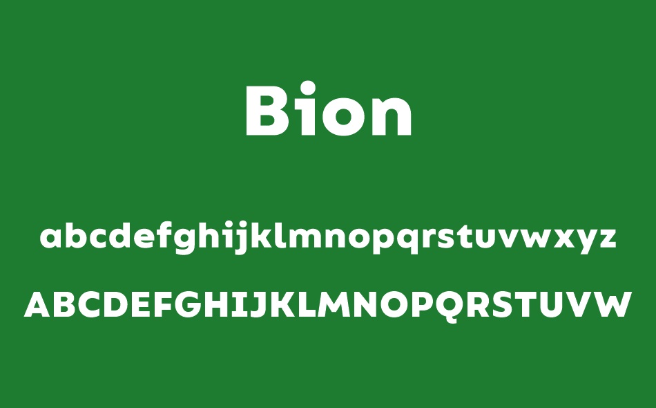 Bion font