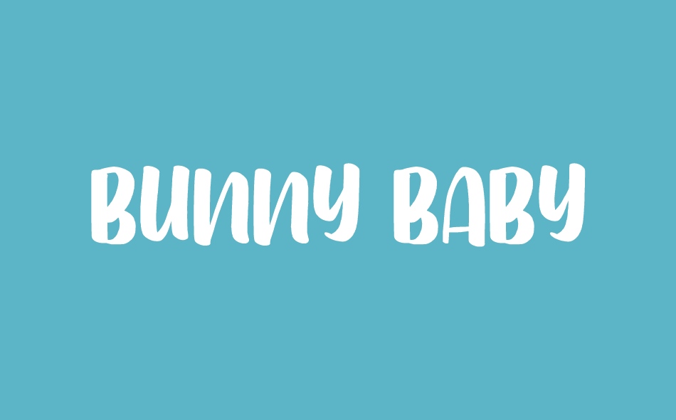 Bunny Baby font big