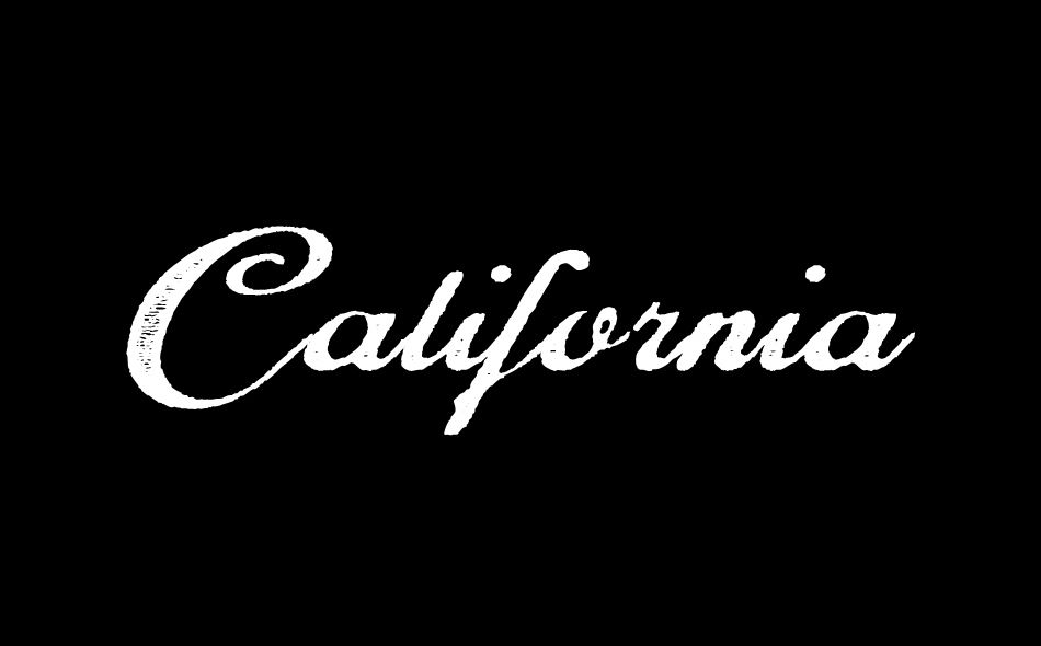 California font big