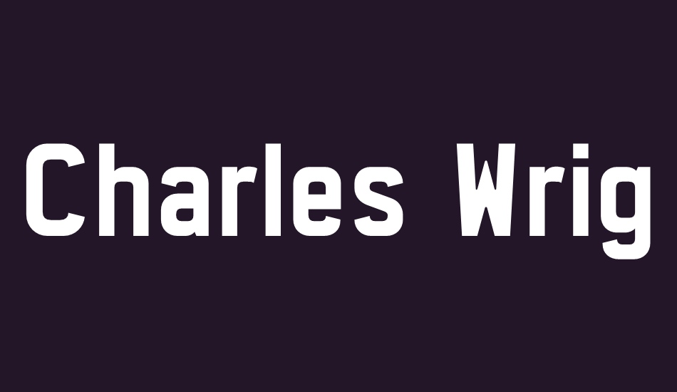 Charles Wright Font