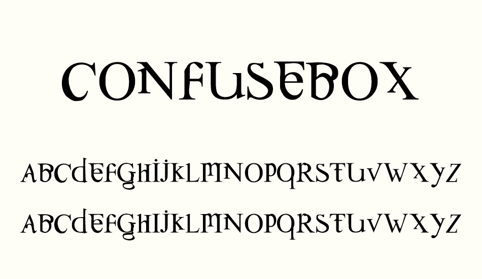 confusebox font