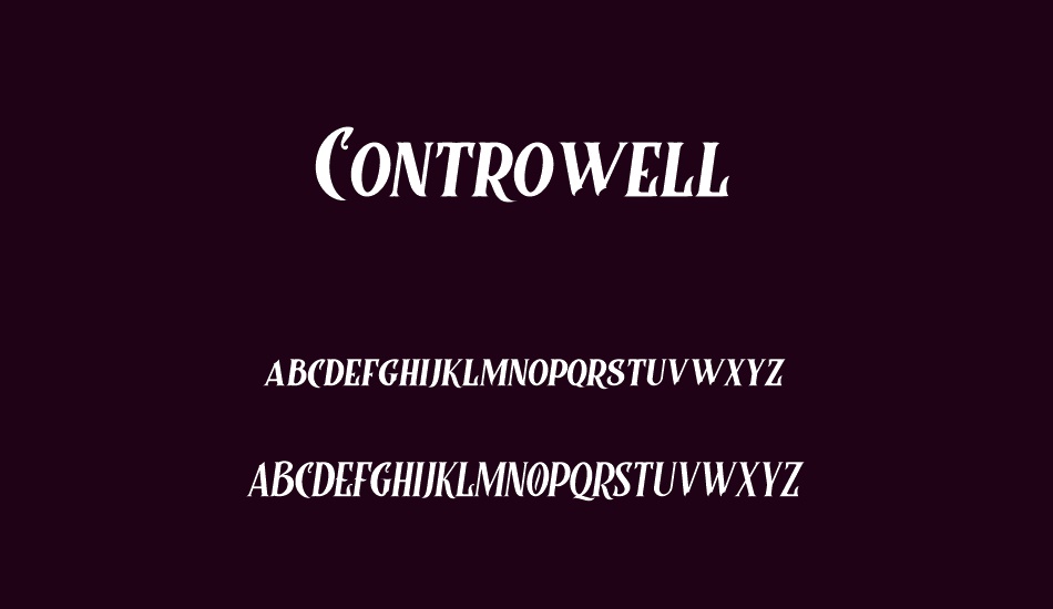controwell font