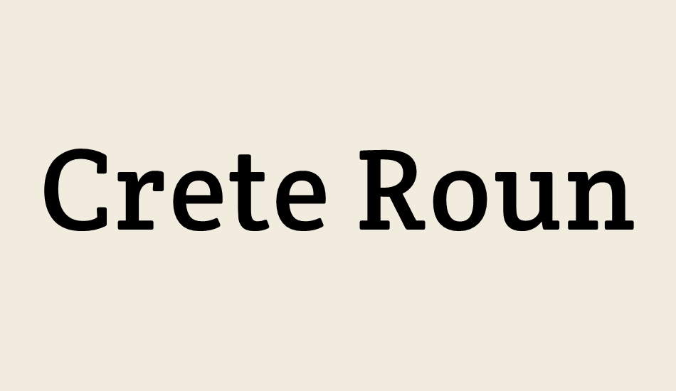 crete-round font big