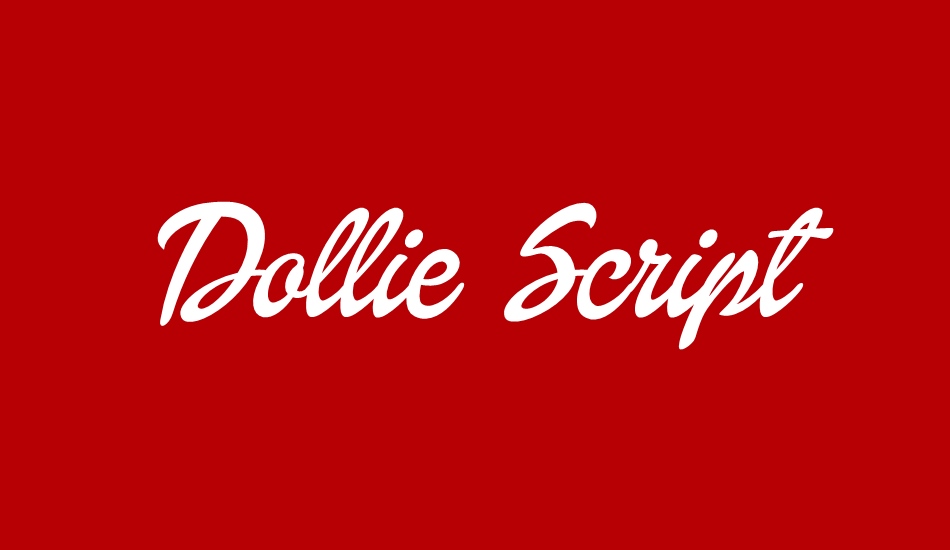 dollie-script-personal-use font big