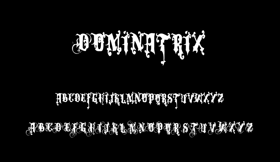 dominatrix font