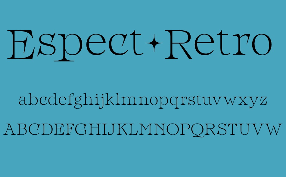 Espect Retro font