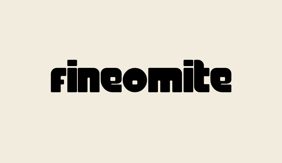 fineomite font big