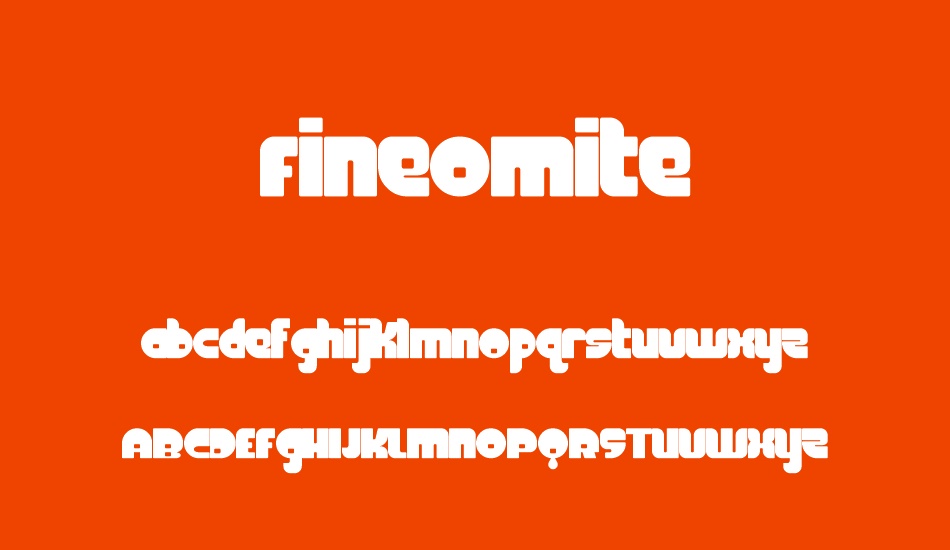 fineomite font
