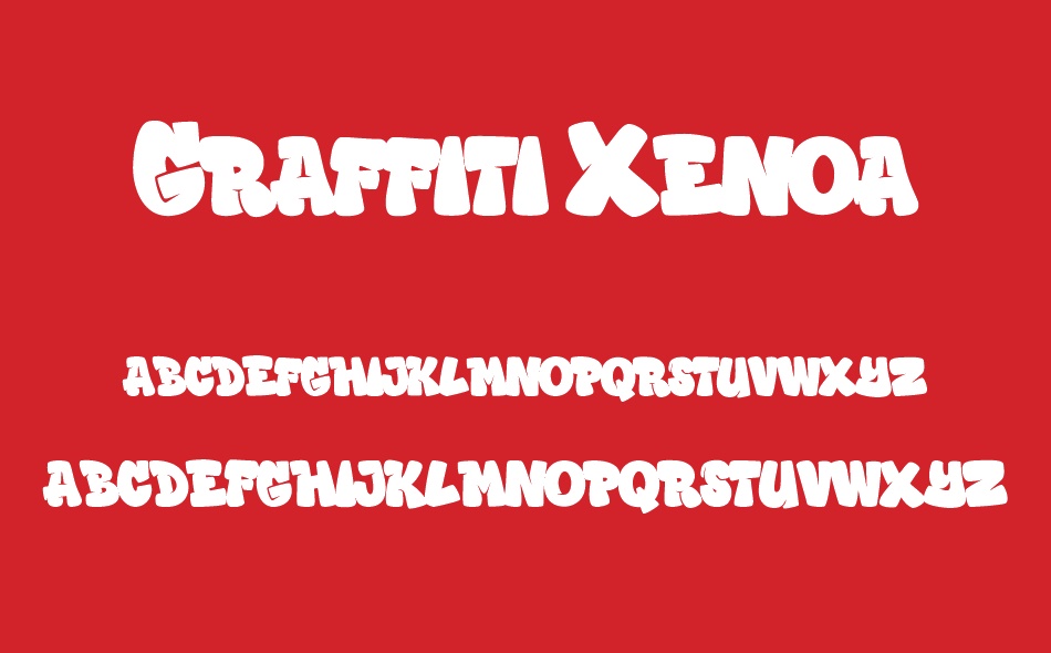 Graffiti Xenoa font