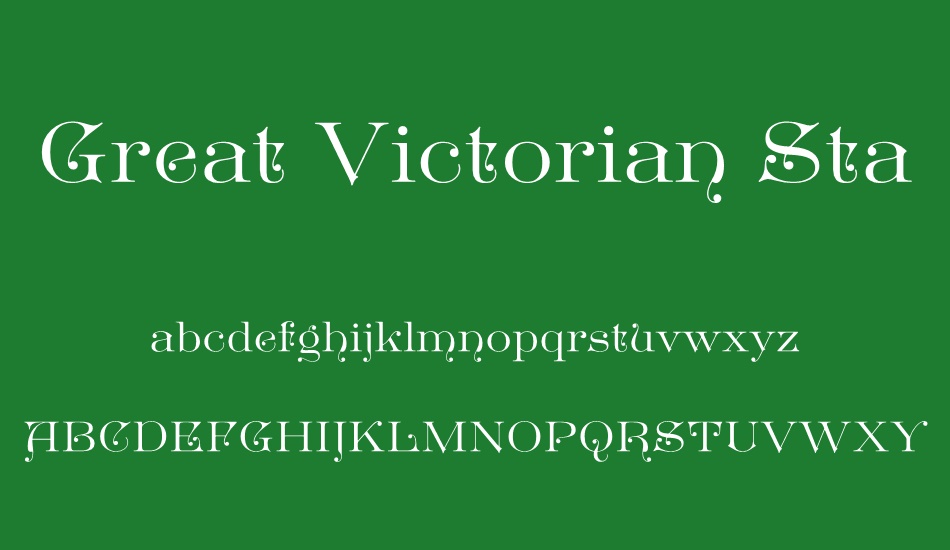 great-victorian-standard font