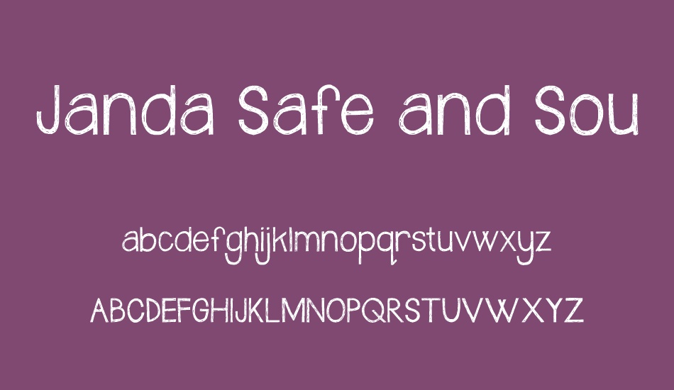 janda-safe-and-sound font