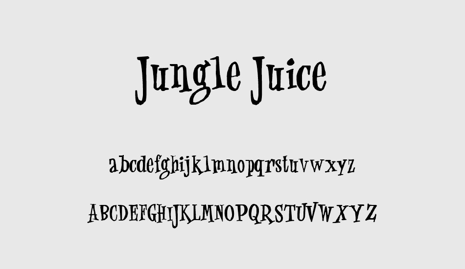 jungle-juice font