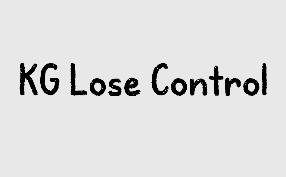 KG Lose Control font big