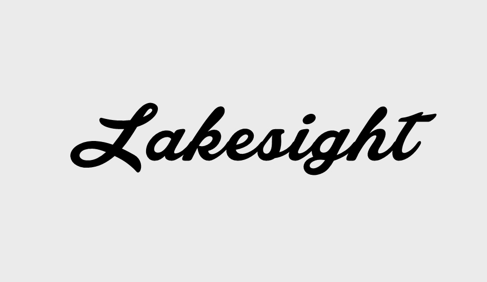 lakesight-personal-use-only font big