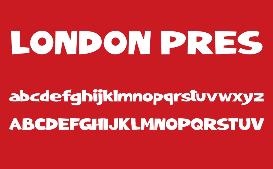 London Presley font