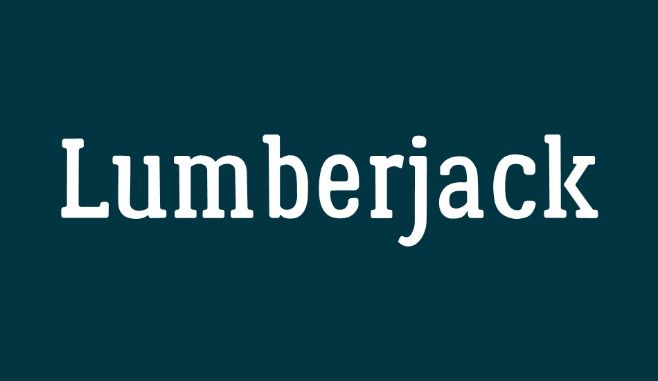 lumberjack font big