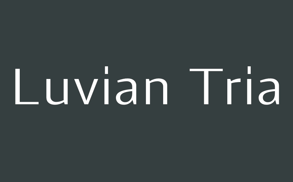 Luvian font big