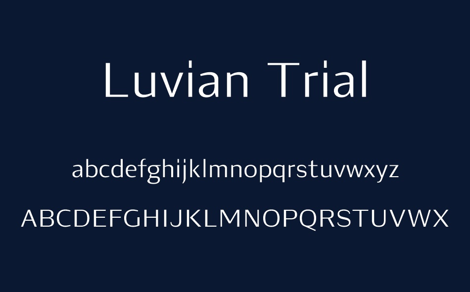 Luvian font