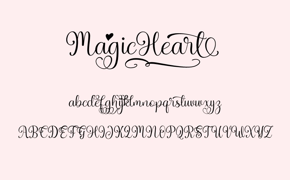 Magic Heart font