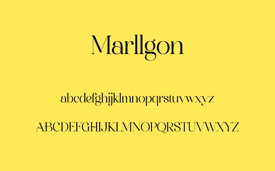 Marllgon font