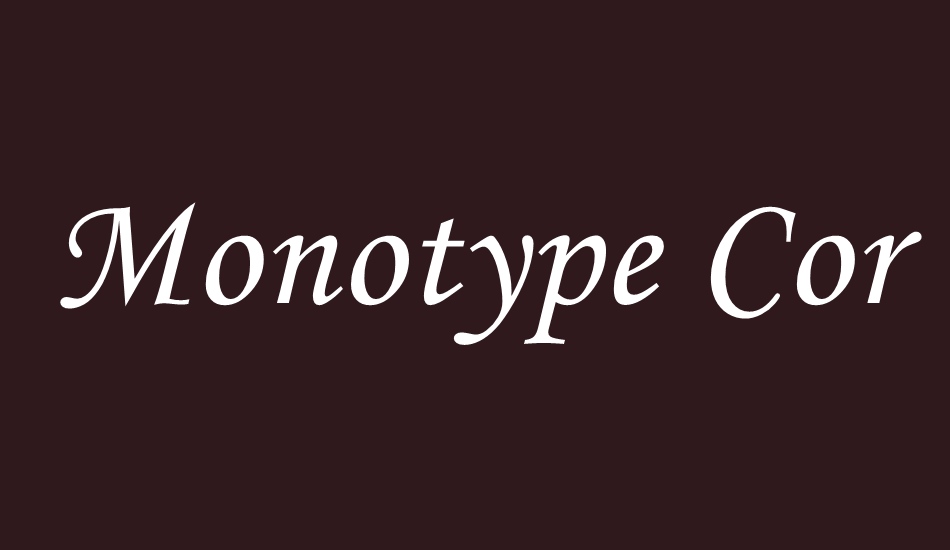 momotype corsiva font