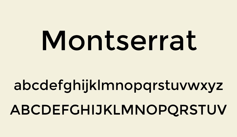 download montserrat font for mac