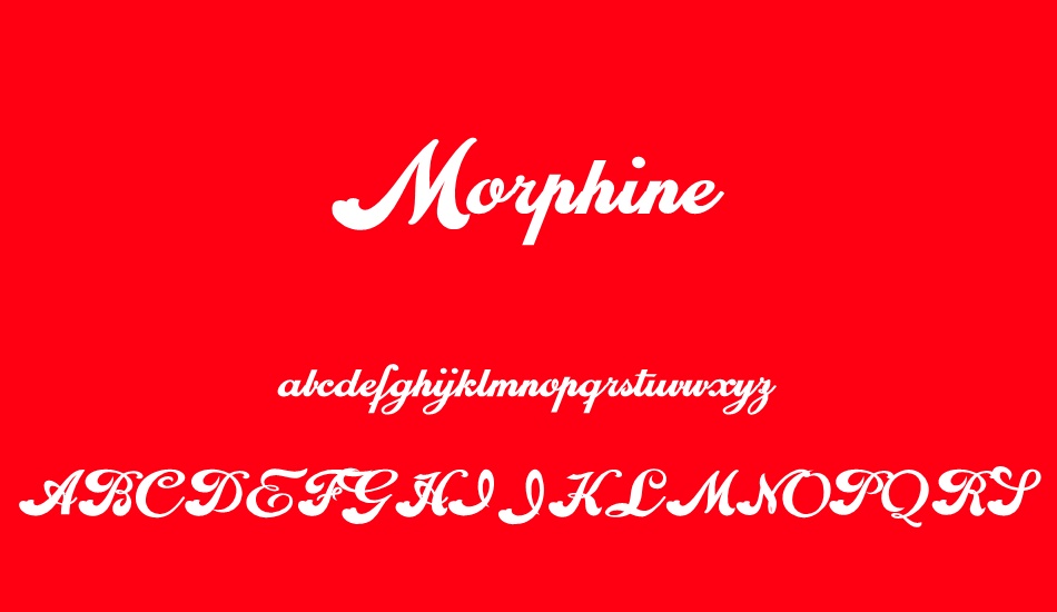 morphine-personal-use font