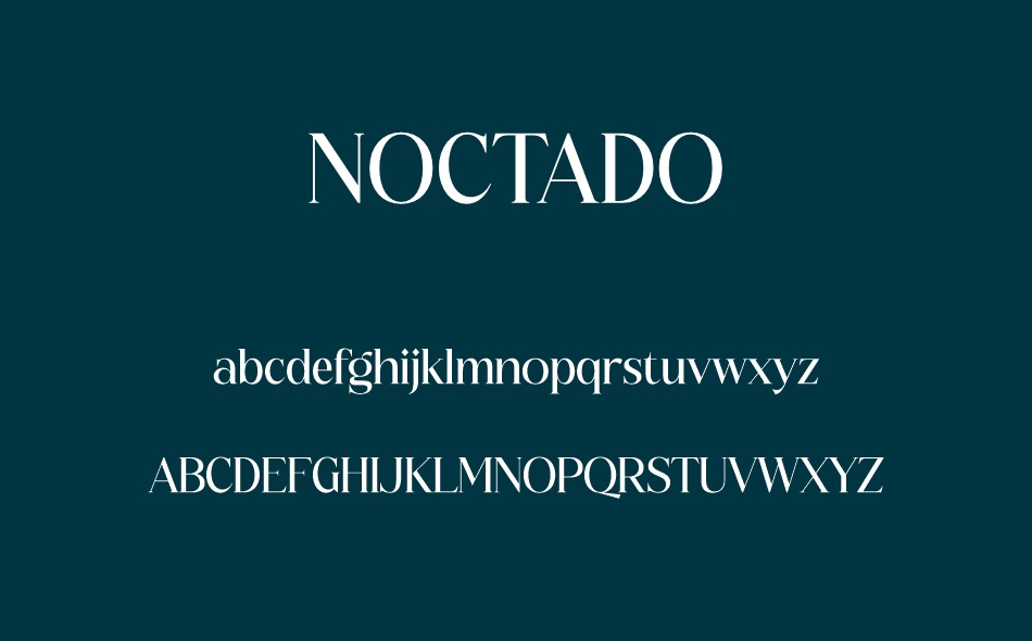 Noctado font
