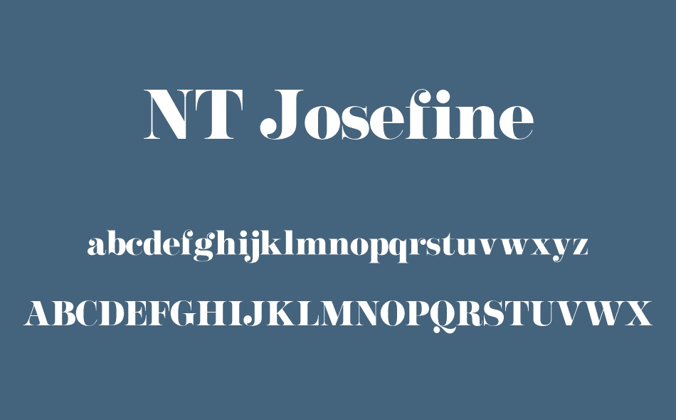NT Josefine font