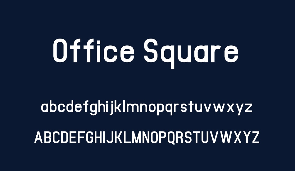 office-square font