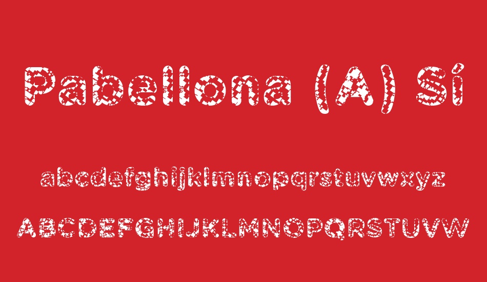 pabellona-(a)-símplex font