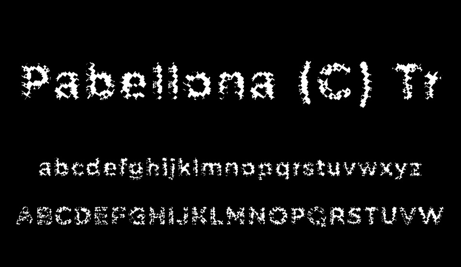 pabellona-(c)-tríplex font