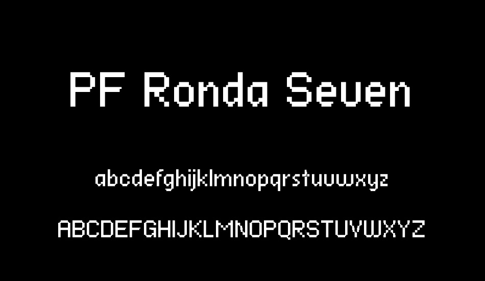 pf-ronda-seven font