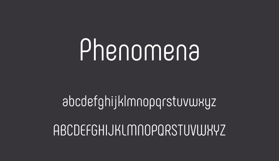 phenomena font