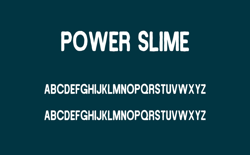 Power Slime font