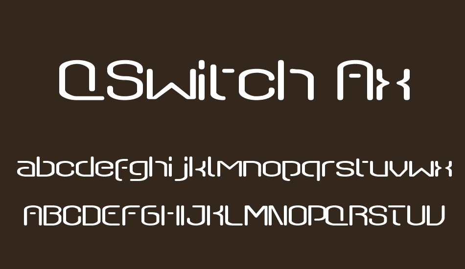 qswitch-ax font