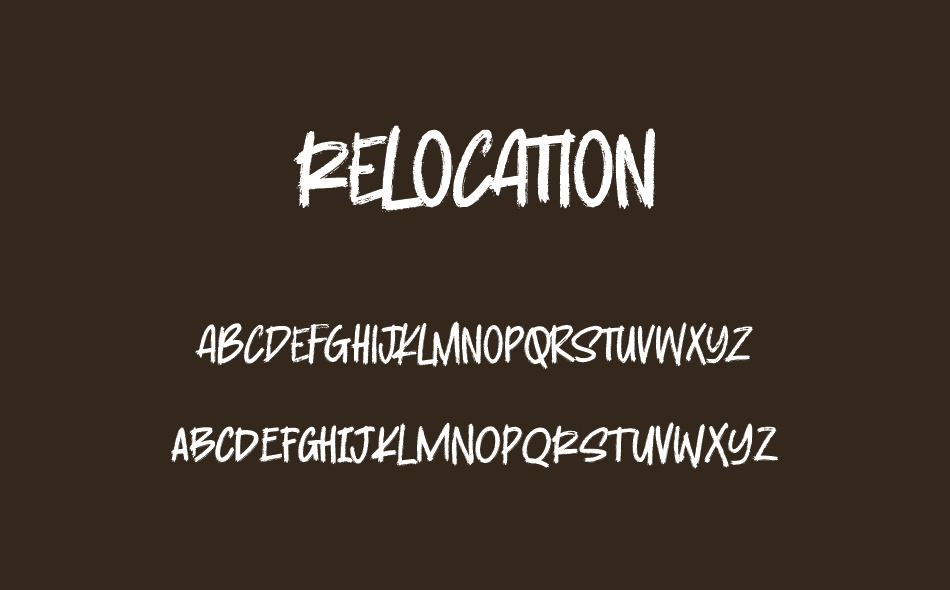 Relocation font