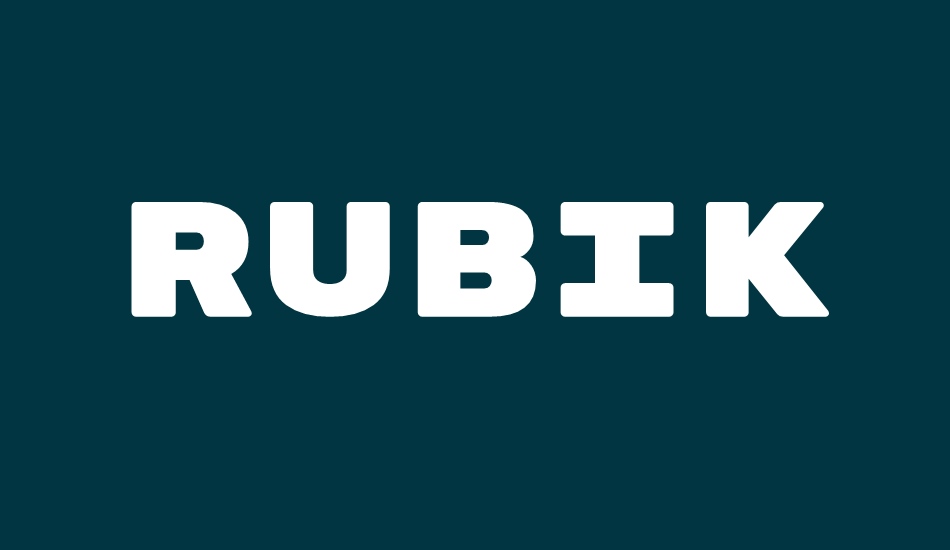 rubik-mono-one font big
