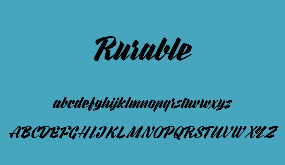 rurable-personal-use-only font