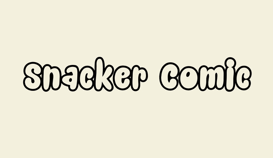 snacker-comic-personal-use-only font big