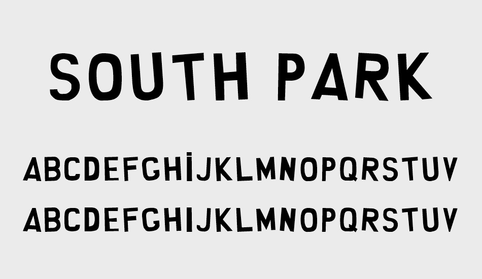 south-park font