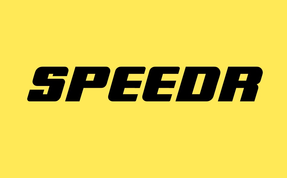 Speedrace font big