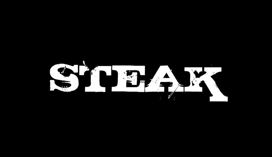 steak font big