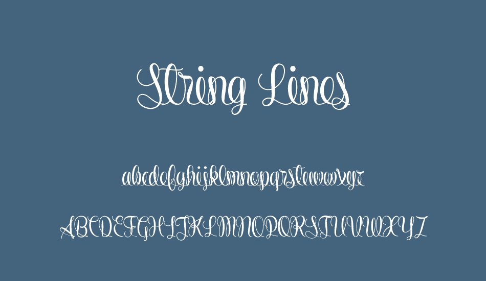 string-lines font